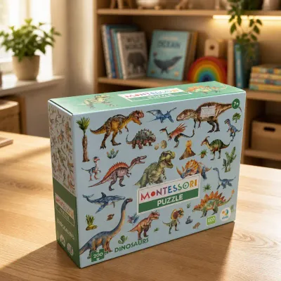 PUZZLE MONTESSORI DINOSAURUS 200 PCS