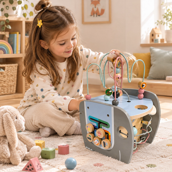 WOODEN ACTIVITY CUBE CHILE