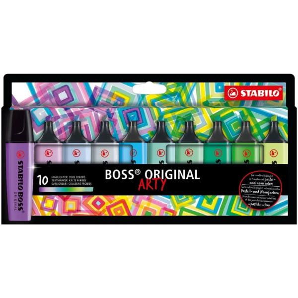 STABILO BOSS ARTY 1/10 COOL COLORS