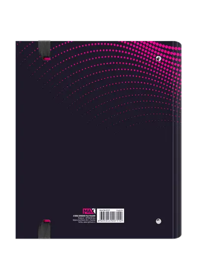 FASCIKLA 4 PRSTENA A4 PINK MAX