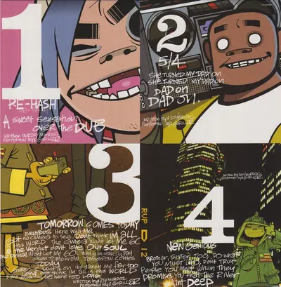 GORILLAZ GORILLAZ 2LP