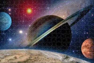 PUZZLE 3D 300 PCS SPACE 46x31cm
