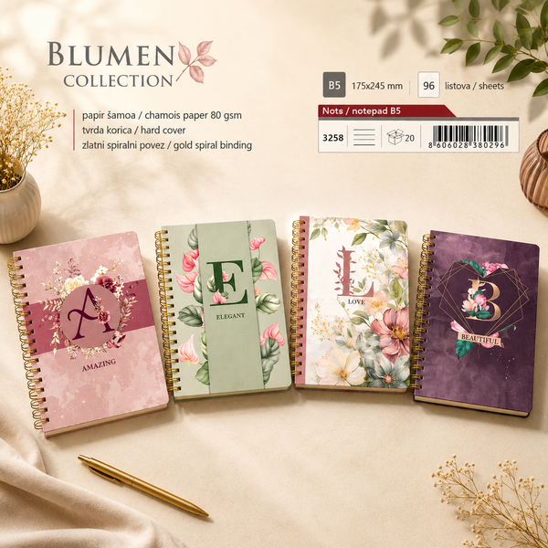 NOTES B5 BLUMEN
