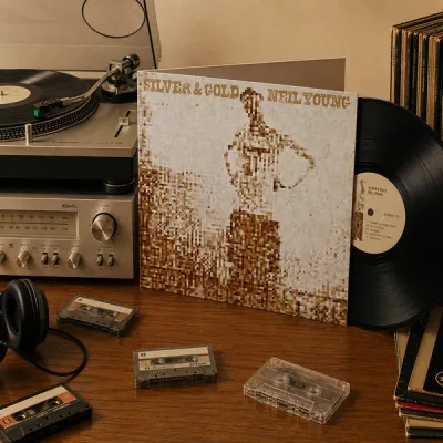 NEIL YOUNG SILVER AND GOLD VINYL