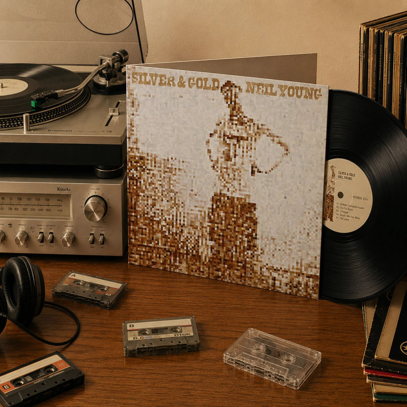 NEIL YOUNG SILVER AND GOLD VINYL