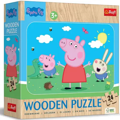 DRVENE PUZZLE 24PCS PEPPA PIG 20262