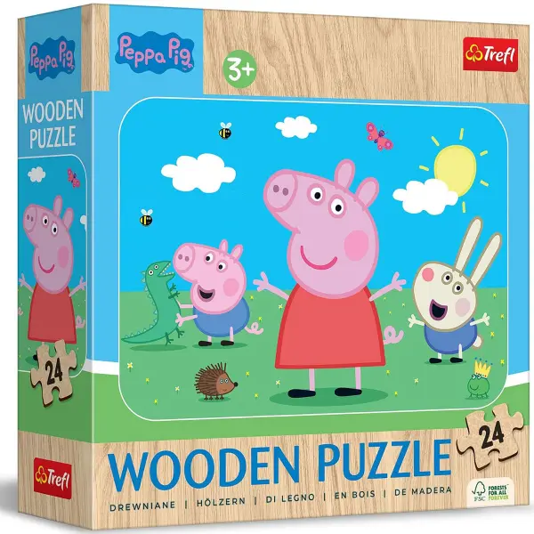 DRVENE PUZZLE 24PCS PEPPA PIG 20262