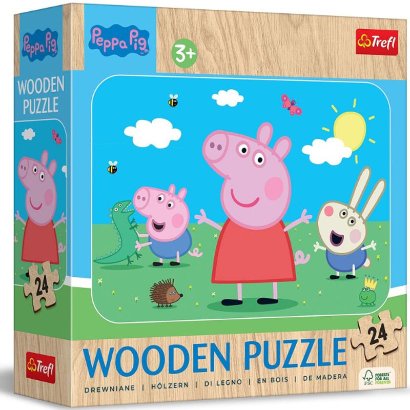DRVENE PUZZLE 24PCS PEPPA PIG 20262