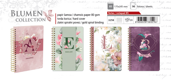 NOTES B5 BLUMEN