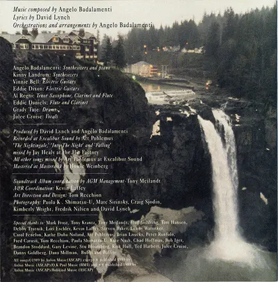 ANGELO BADALAMENTI MUSIC FROM TWIN PEAKS VINYL