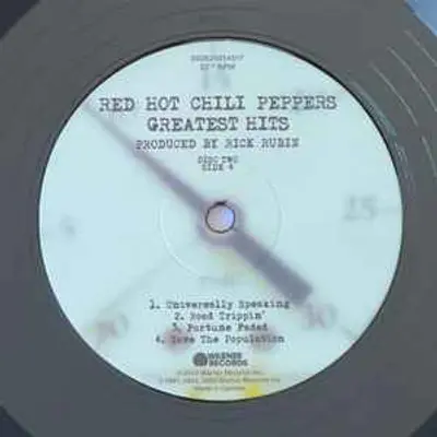 RED HOT CHILI PEPPERS GREATEST HITS 2LP