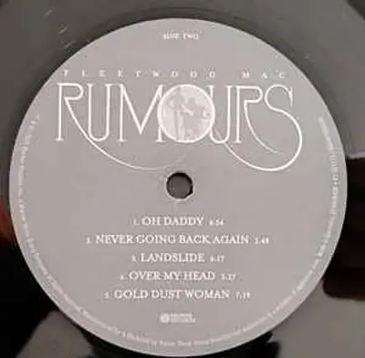FLEETWOOD MAC RUMOURS LIVE 77 2LP