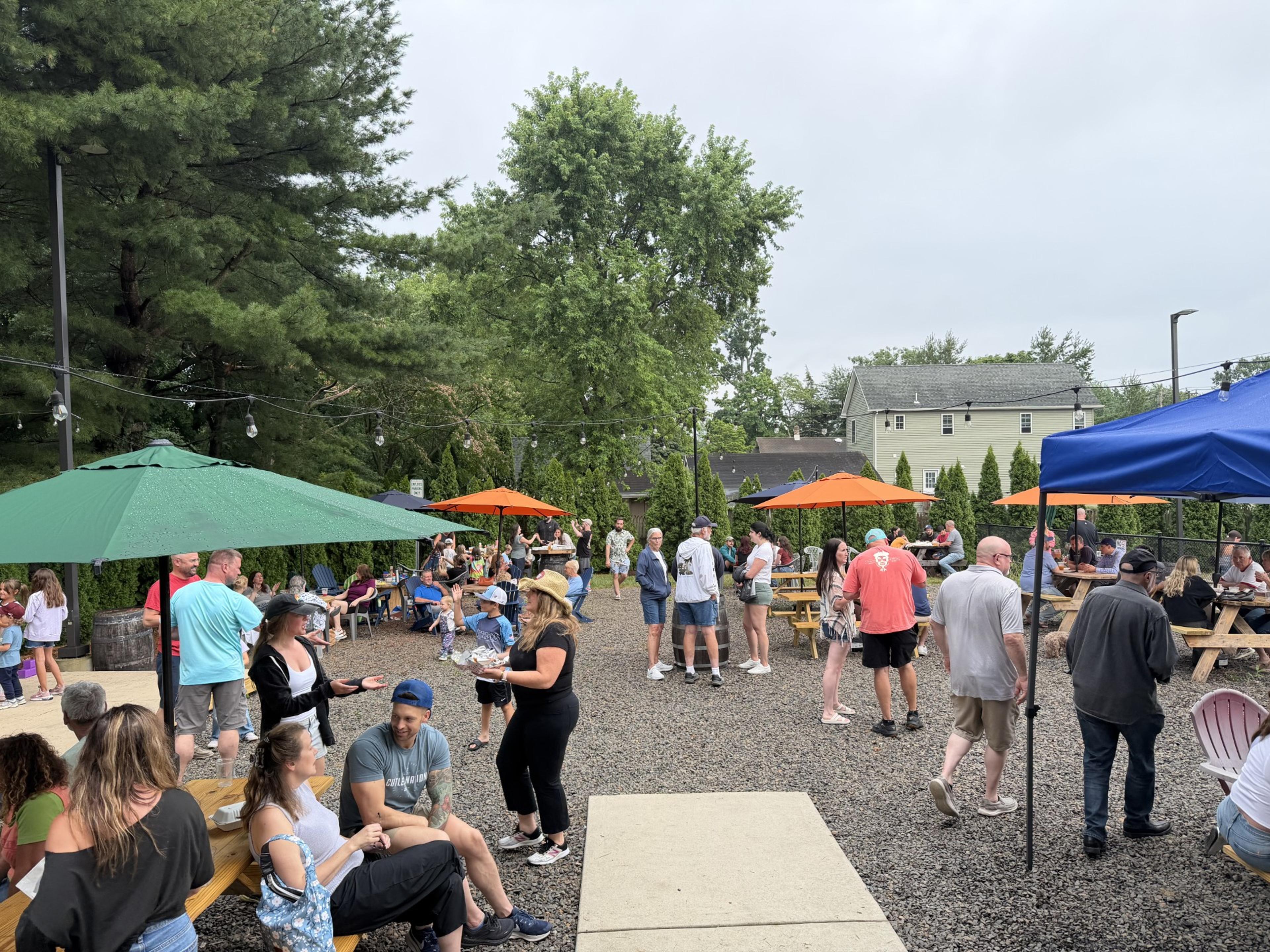 beer garden