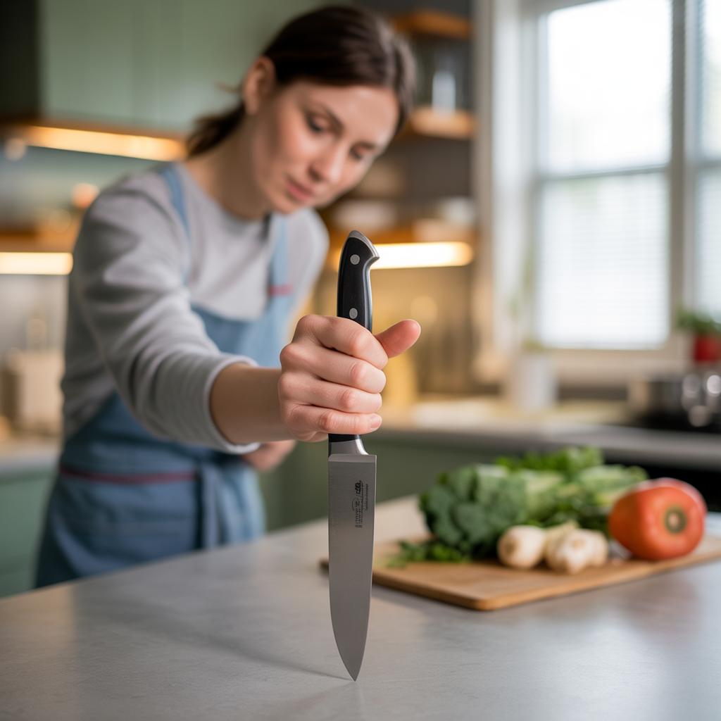 Kitchen Knife Safety With Grip, Cutting Technique, And Basic Care