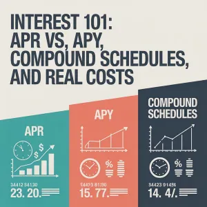 Interest 101: APR vs APY, Compound Schedules, and Real Costs