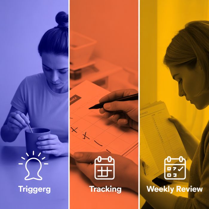 Habit-Building Guide: Triggers, Tracking, and Weekly Reviews