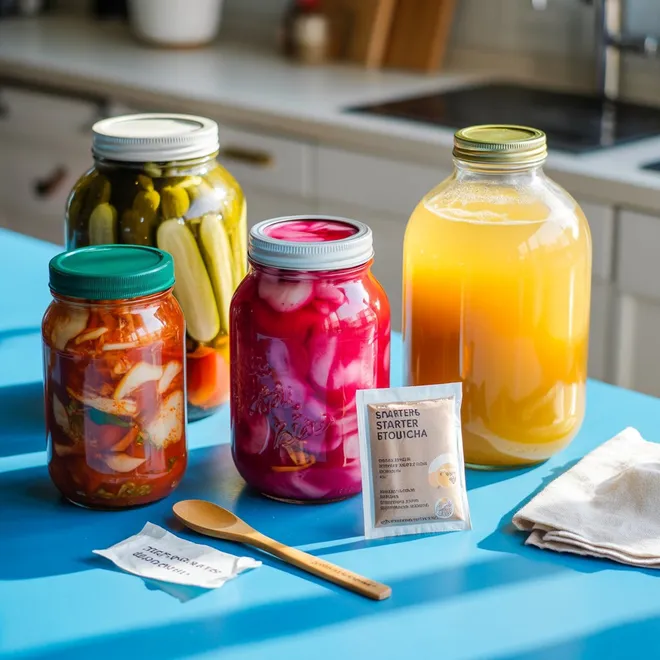 Fermented Foods at Home: Safety, Starter Cultures and Storage