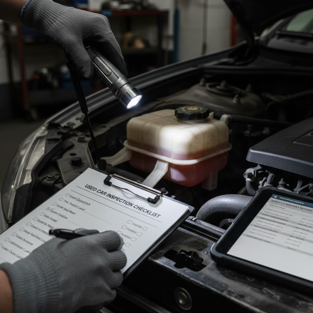 Used Car Inspection Checklist: Red Flags and Documentation