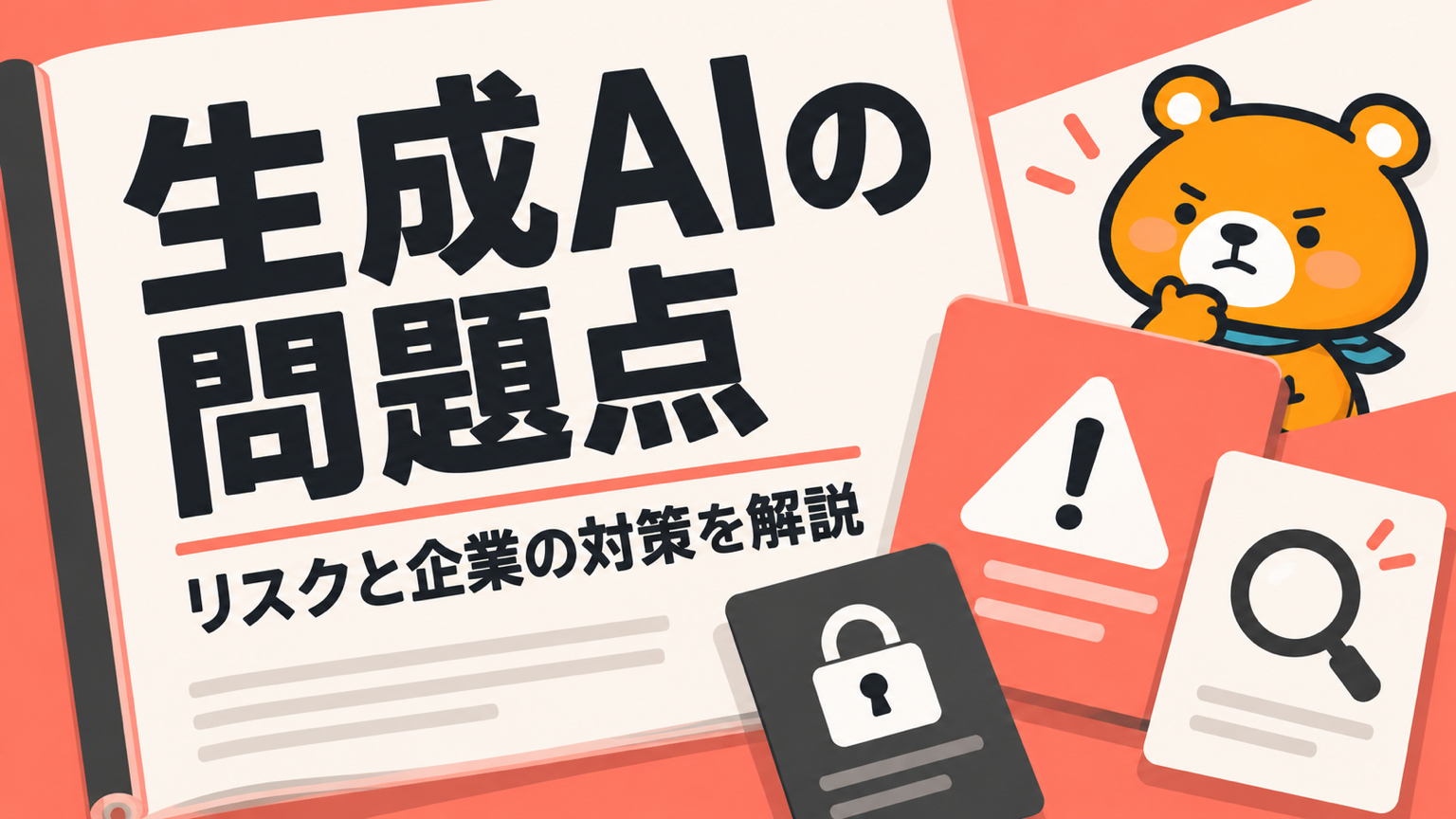 生成AIの問題点のアイキャッチ
