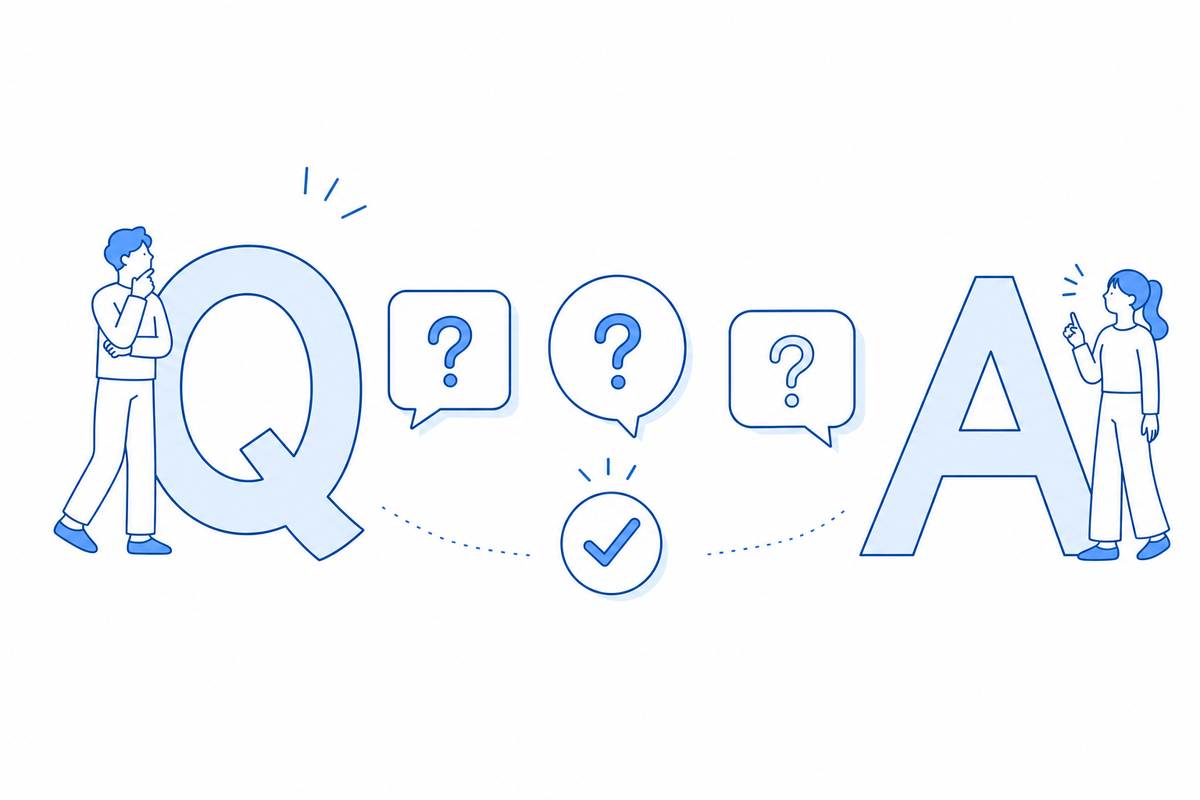 よくある質問のQ&Aイメージ