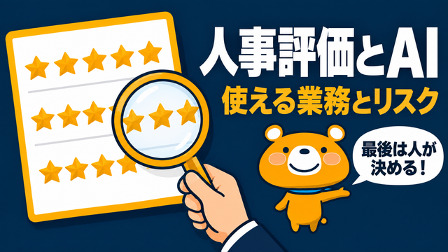 人事評価のAI活用のアイキャッチ