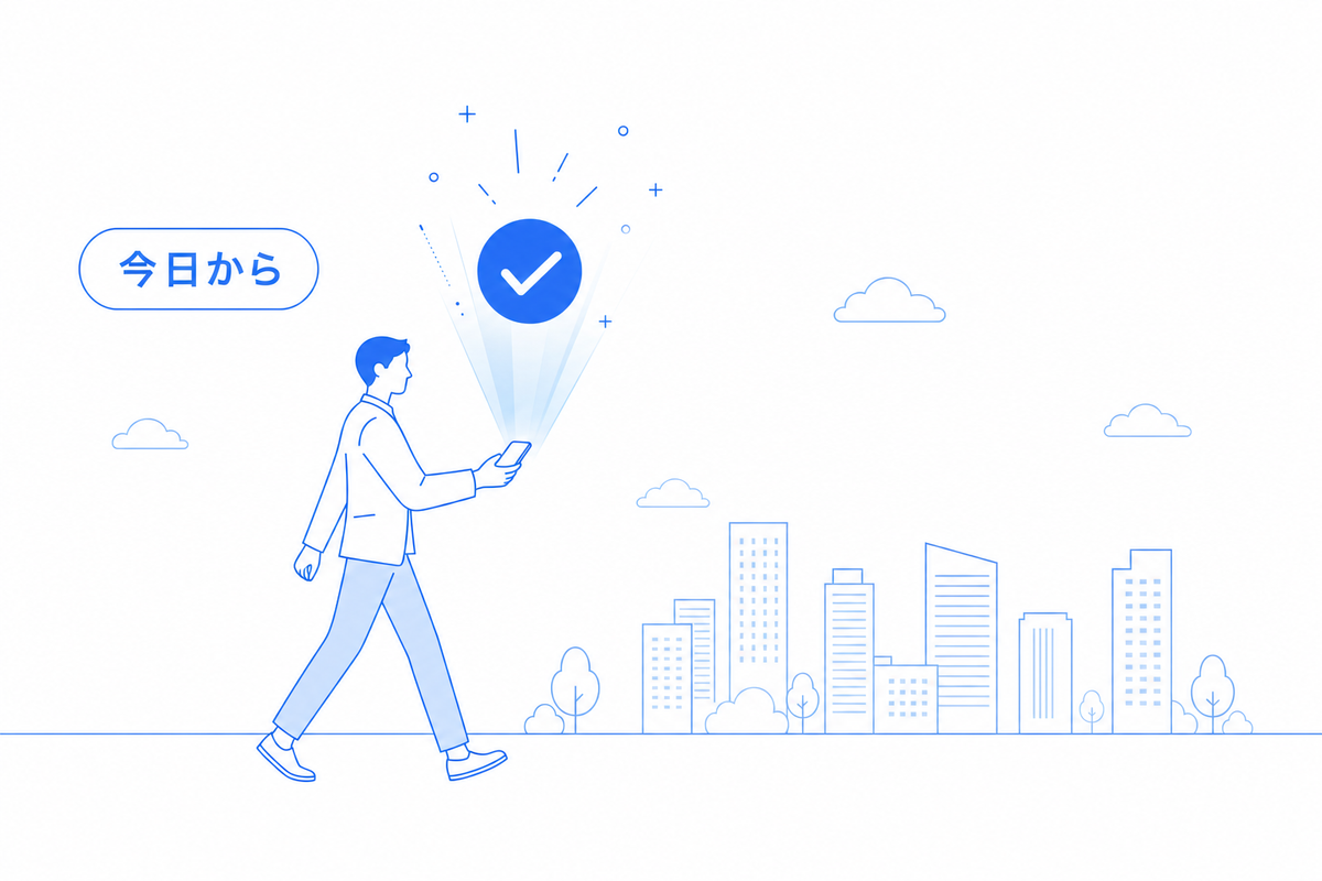 スマホでClaude Codeを始めることを促すまとめの図