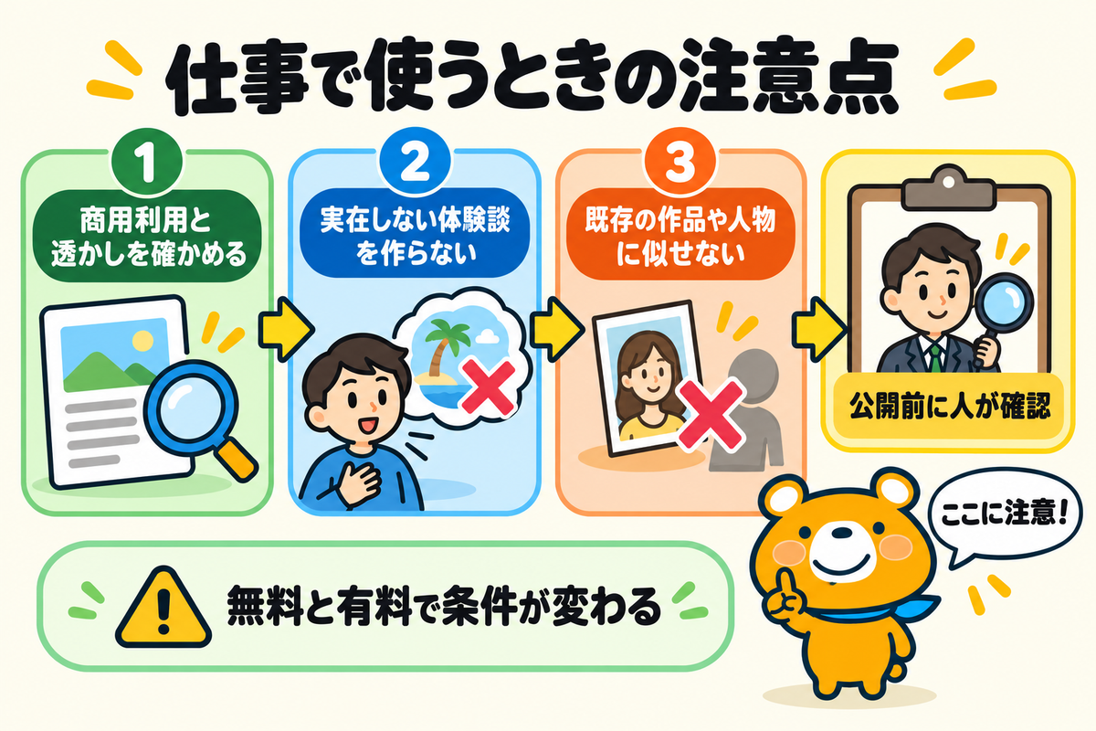 動画生成AIを仕事で使うときの3つの注意点