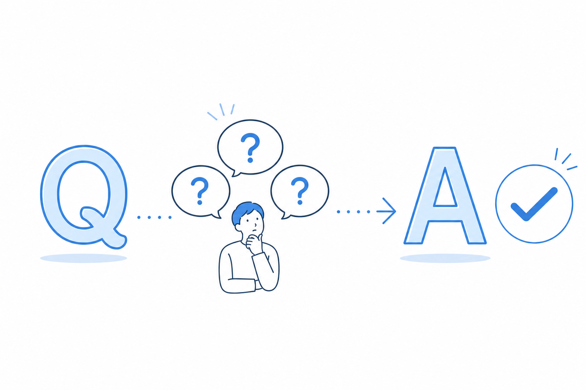 よくある質問のQ&Aイメージ