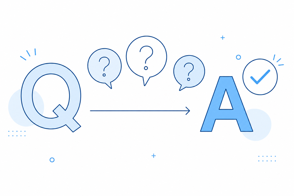 よくある質問のQ&Aイメージ