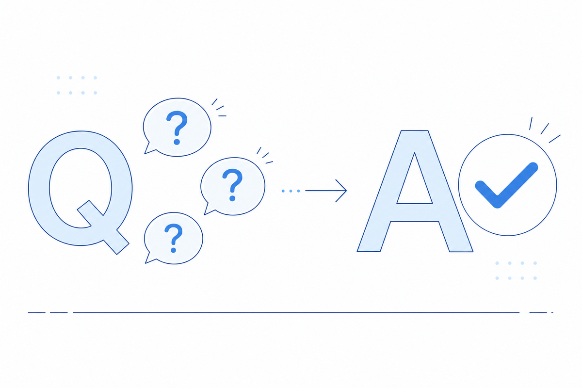 よくある質問のQ&Aイメージ