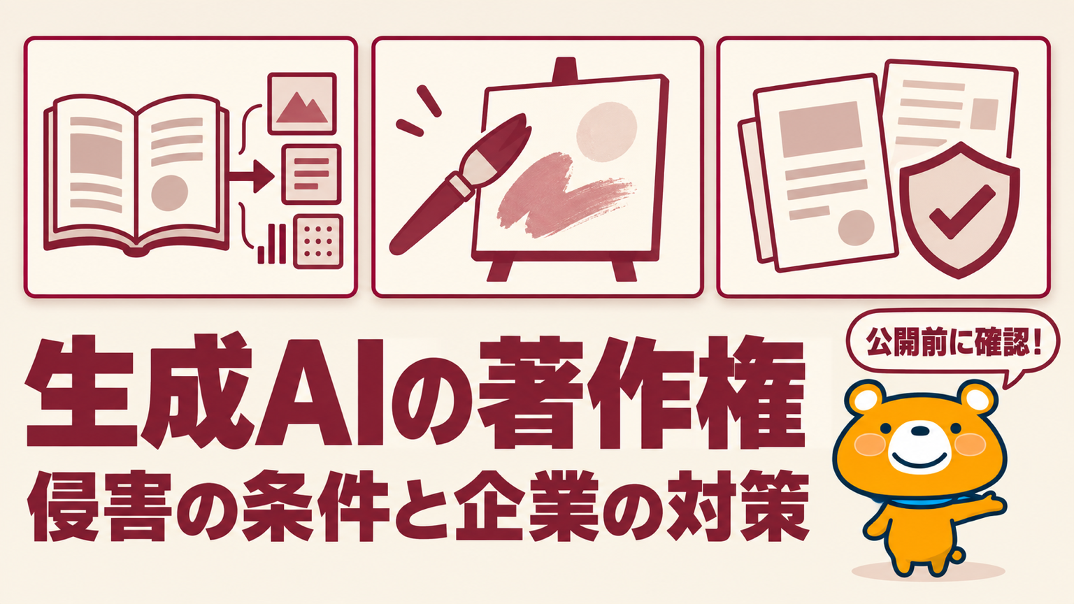 生成AIと著作権のアイキャッチ
