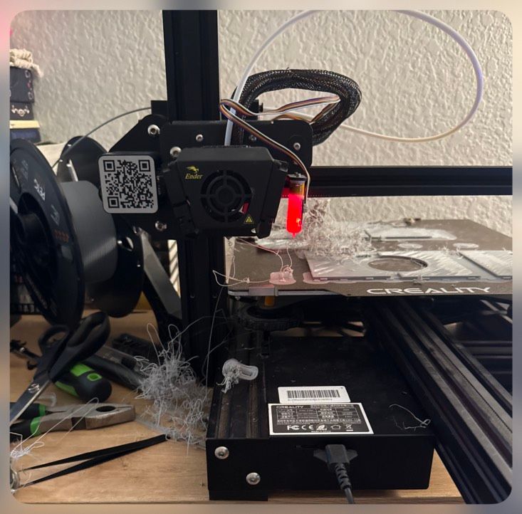 ender 3 max with a massive print failure