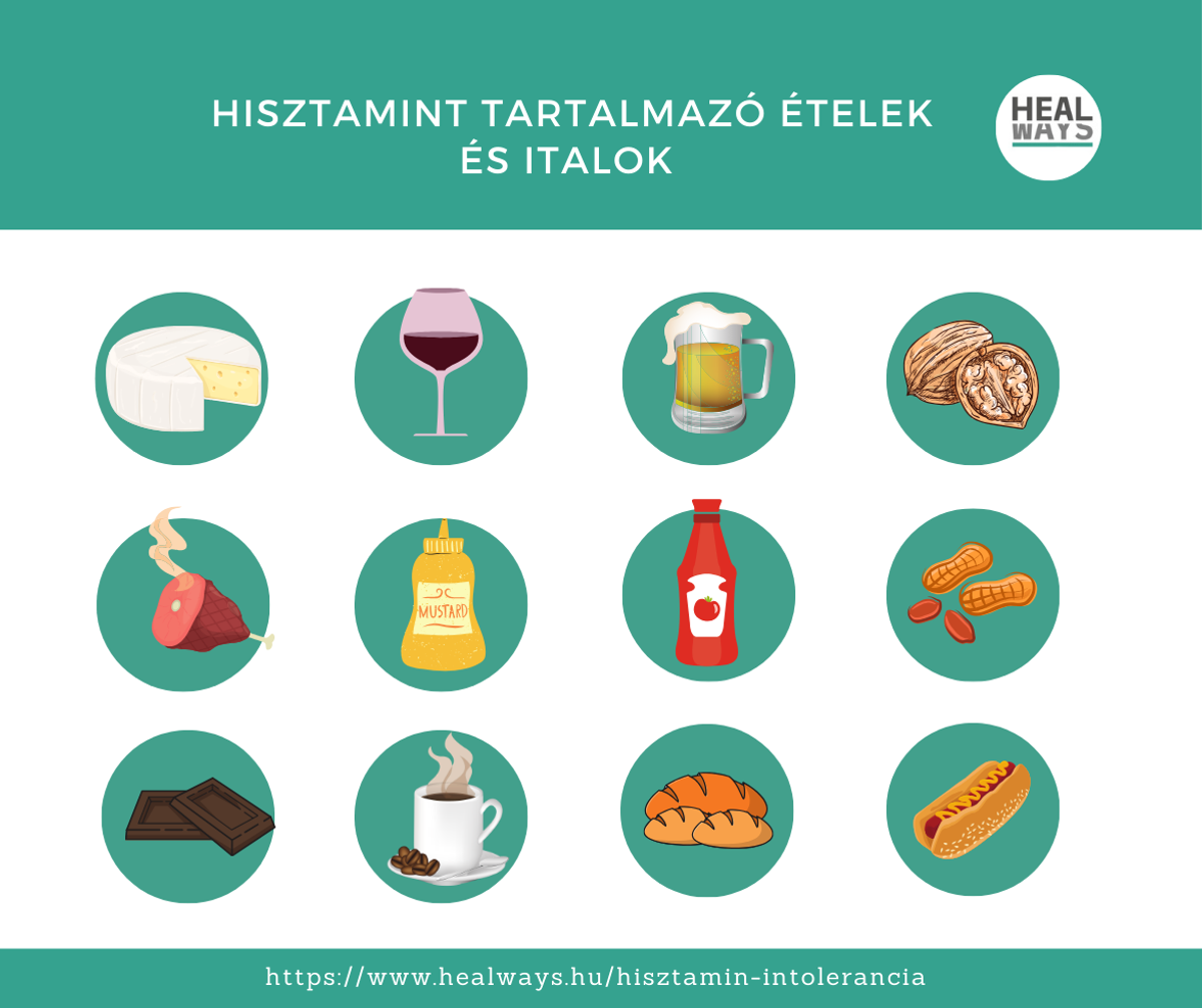 Hisztamint tartalmazó ételek