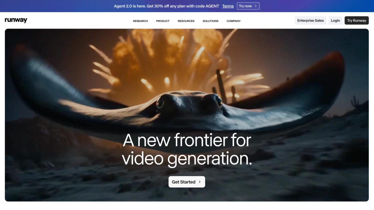 Runway home page