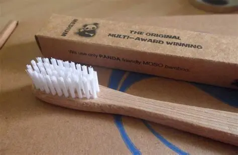 Toothbrush made from sustainable Moso bamboo