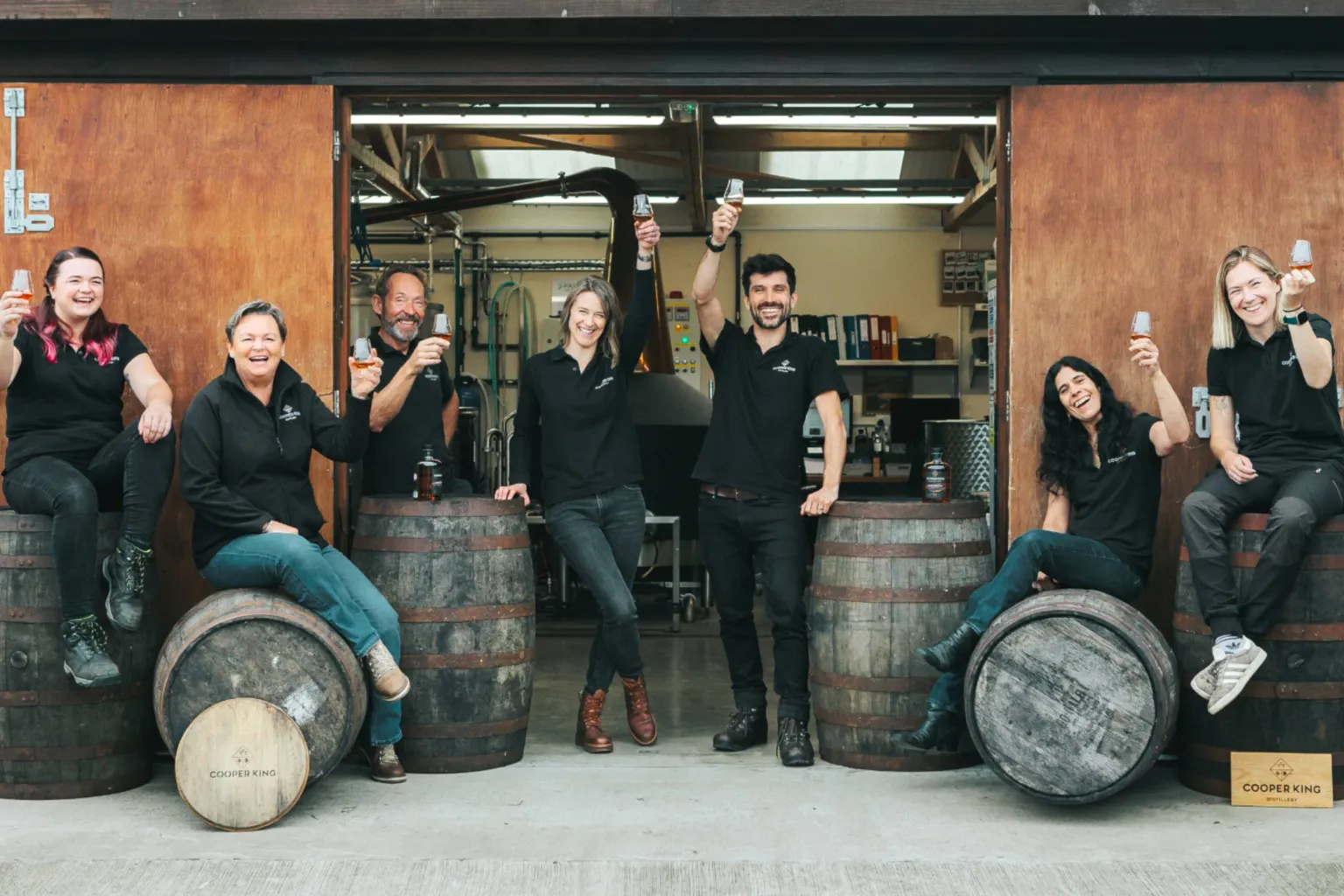 Cooper King Distillery is a Yorkshire based craft distillery inspired by the pioneering spirit of Tasmania and built on a foundation of craftsmanship, honesty and adventure. Producing small batch whisky, gin and vodka, every bottle reflects a journey that began with a passion for hands on distilling and a commitment to quality. Rooted in the landscape between the Howardian Hills and the Yorkshire Dales, the distillery places sustainability at the heart of its process while creating distinctive spirits that celebrate exploration, creativity and a freer way of living.