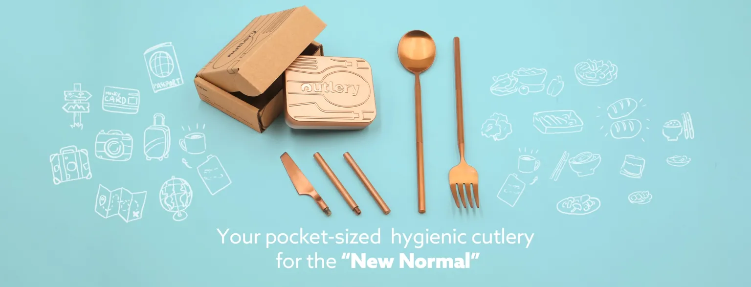 Pocket-sized hygienic cutlery for the "new normal"