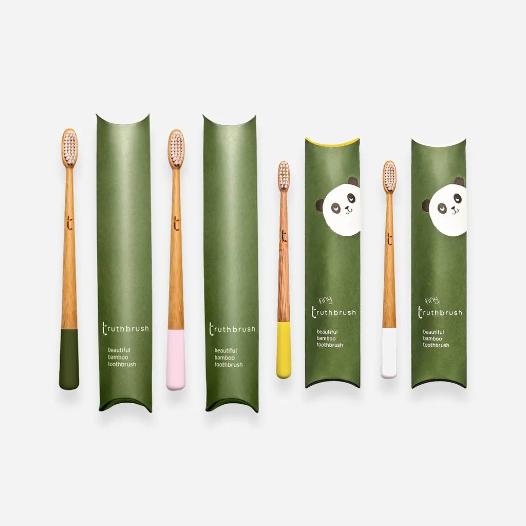 Multi-award winning bamboo toothbrush