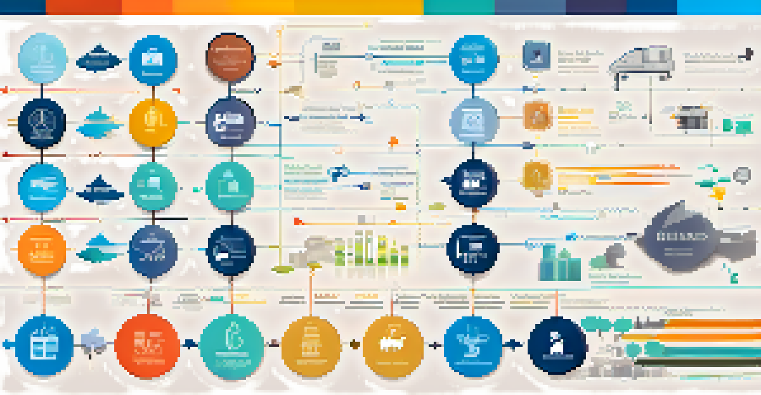 An infographic displaying career paths, trends, and skills in demand in a colorful and engaging design.