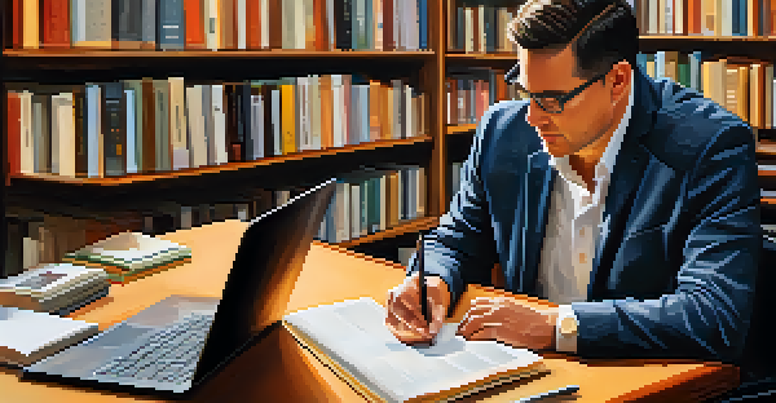 An experienced leader mentoring a younger employee at a laptop in a cozy office setting.