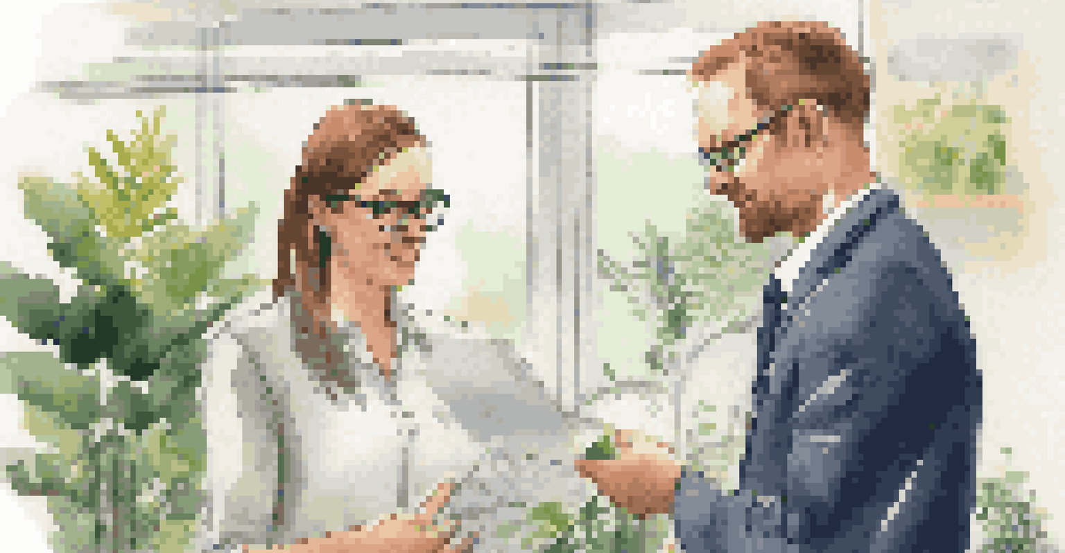 An employee receiving constructive feedback from a manager in a bright office, emphasizing communication.