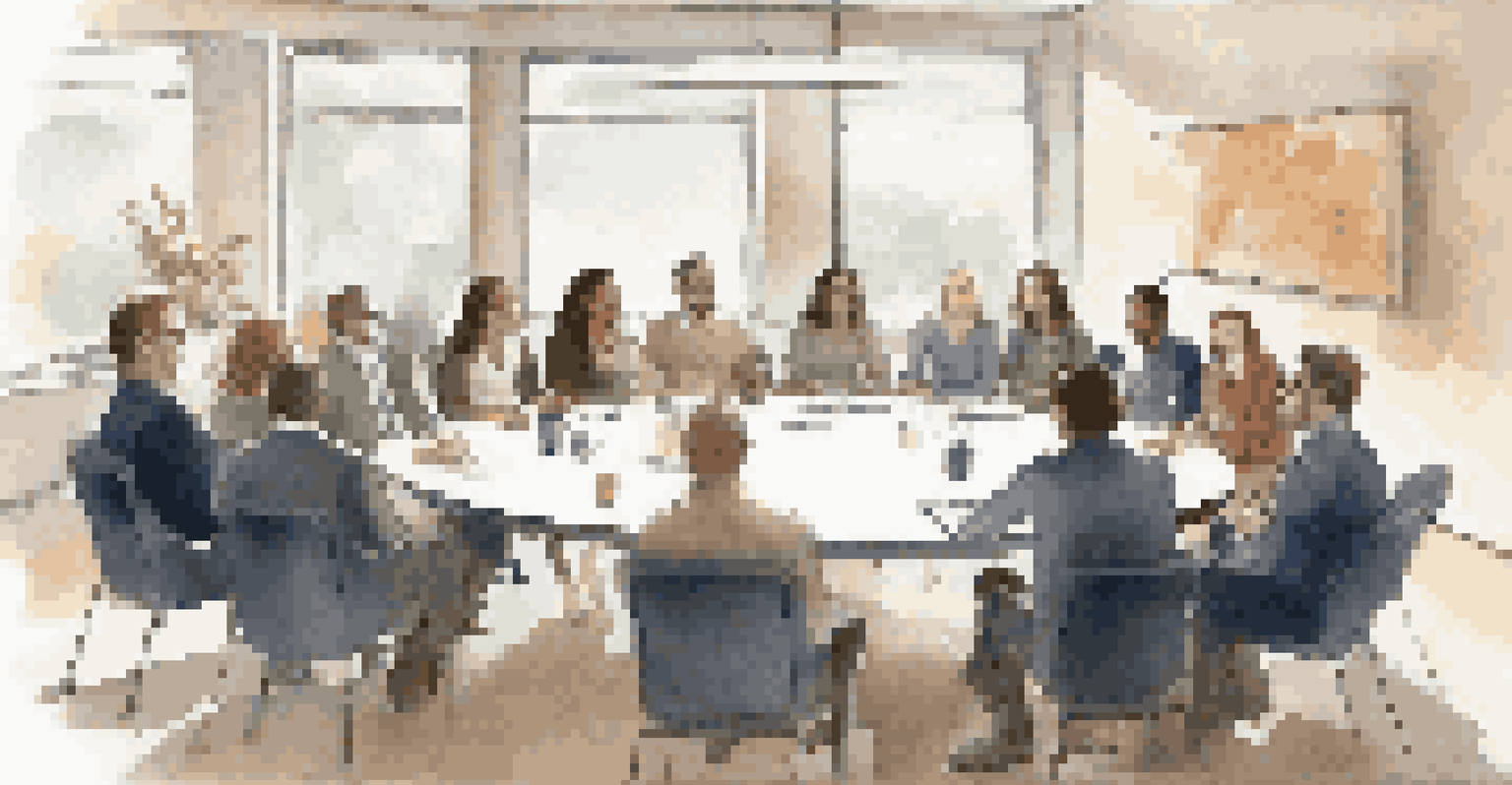 Colleagues from diverse backgrounds engaged in a team meeting, actively listening and communicating.
