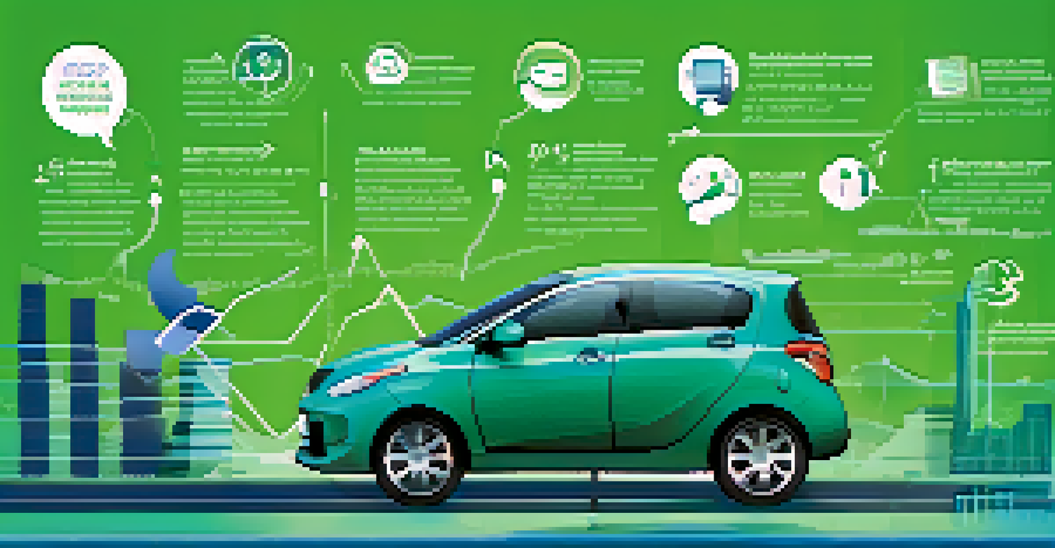 An infographic showing the rise of the gig economy with icons for different gig jobs and arrows indicating growth trends, set against a gradient background.