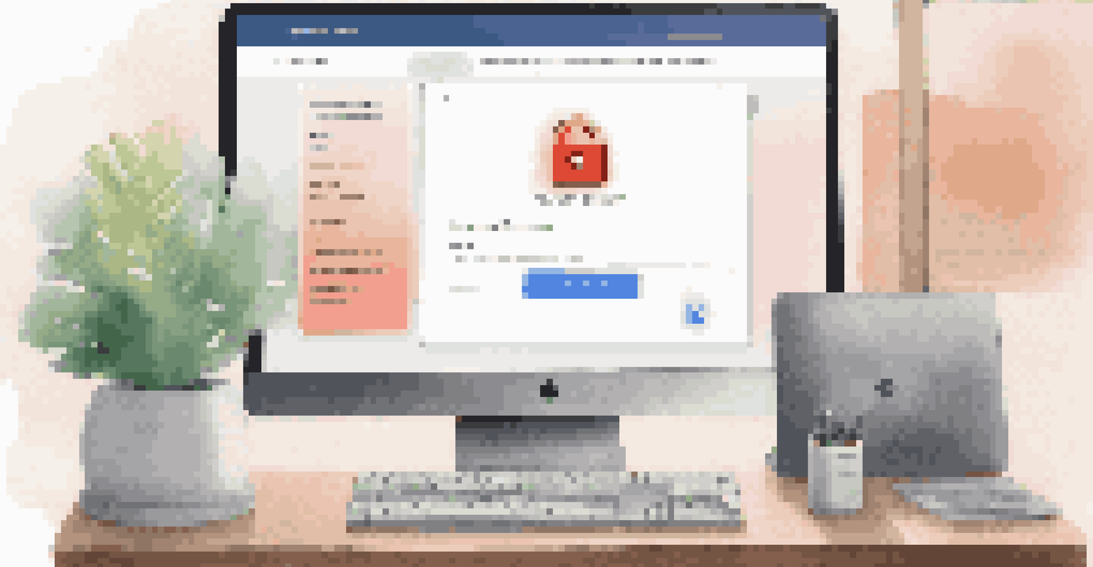 A digital workspace showcasing cybersecurity tools on a computer screen with a minimalistic setup.