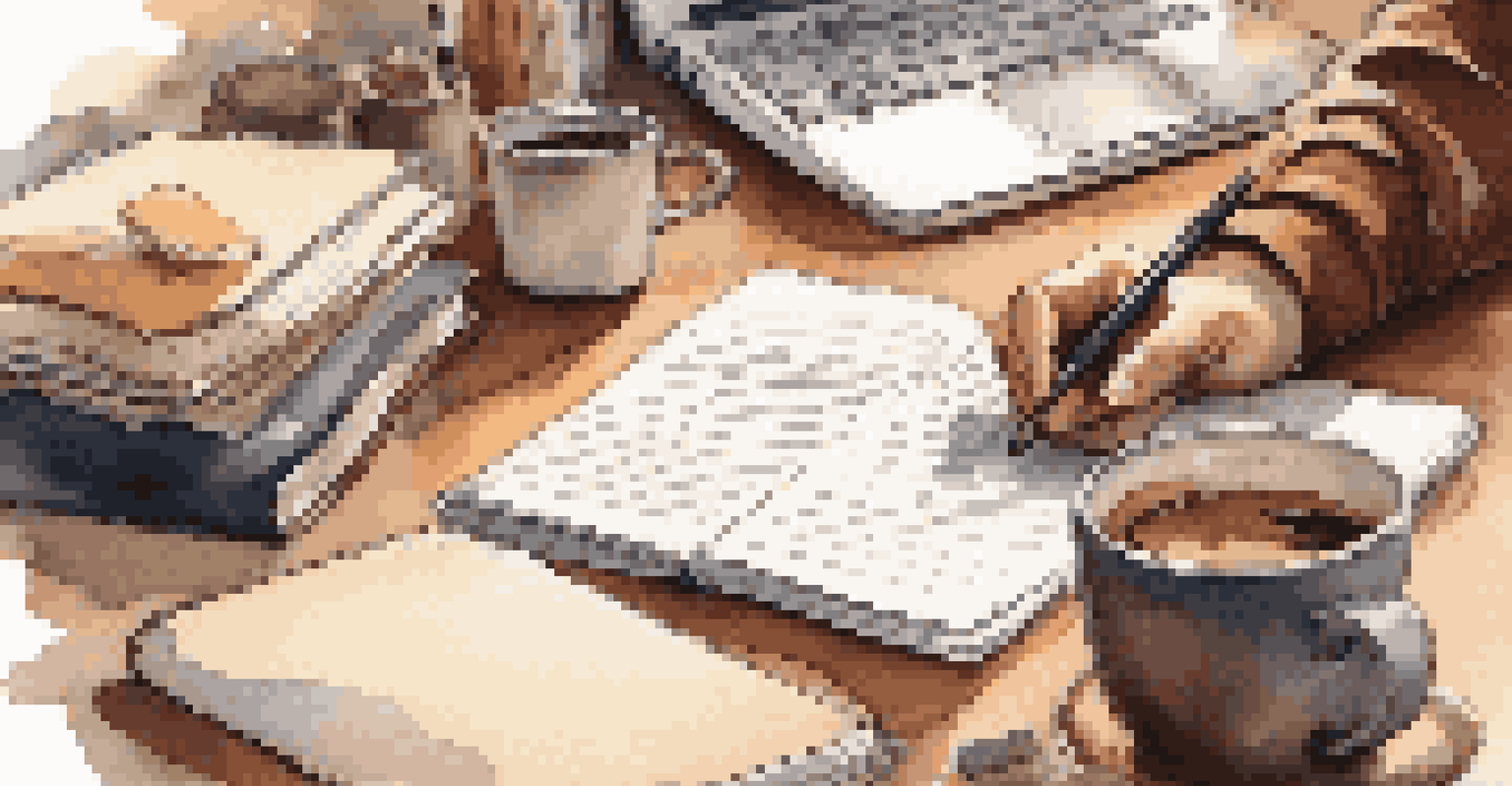 A close-up of a person writing notes in a notebook, with books and a laptop nearby, illustrating the concept of lifelong learning.