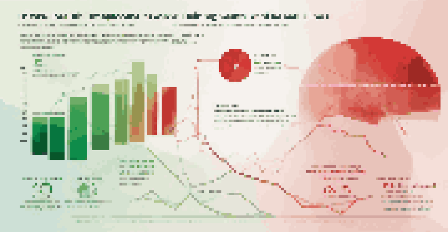 An infographic illustrating the relationship between unemployment rates and economic health, with icons of job seekers and a graph on a gradient background.