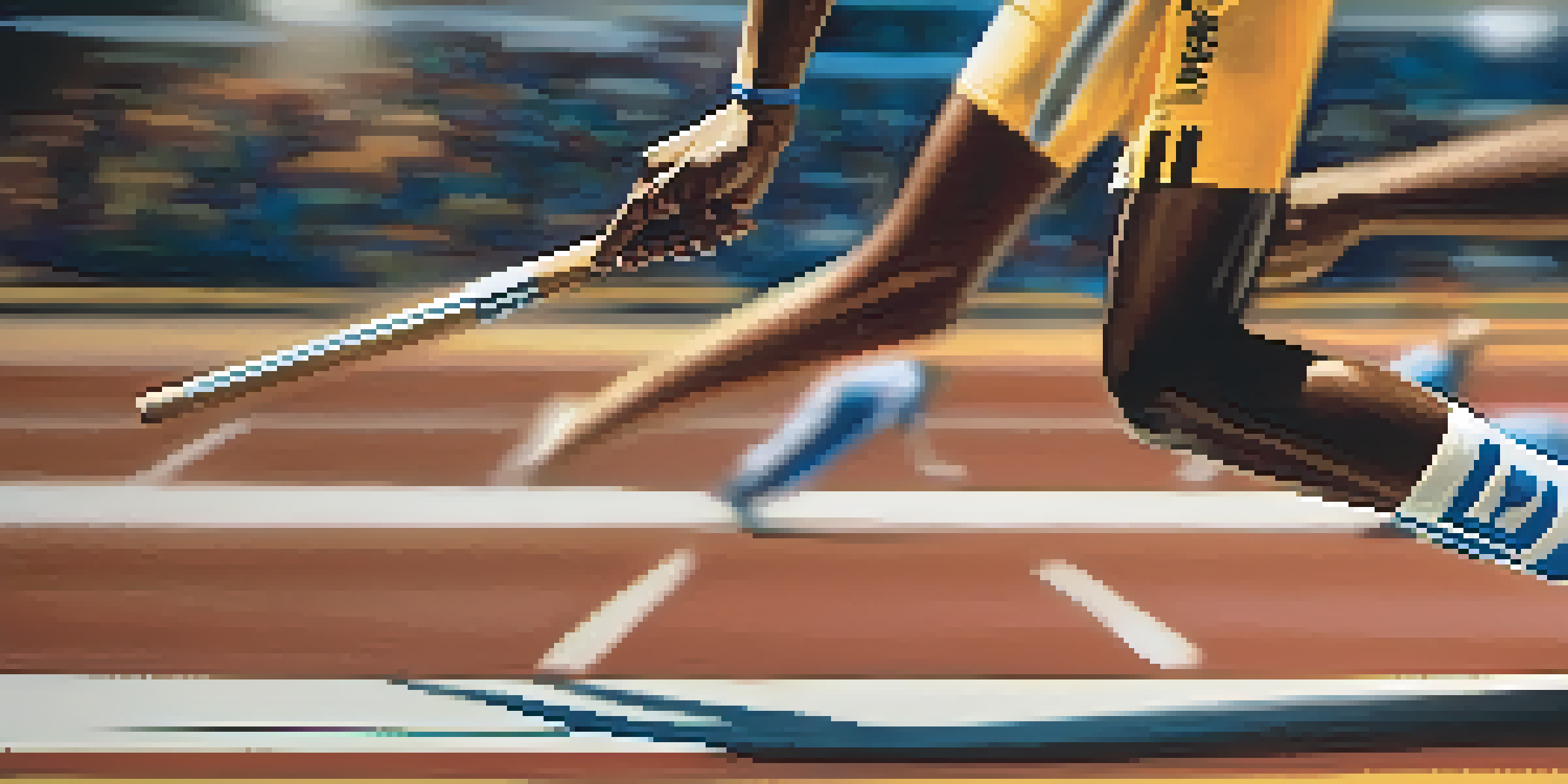 A hand holding a baton, symbolizing the transition of leadership in succession planning.