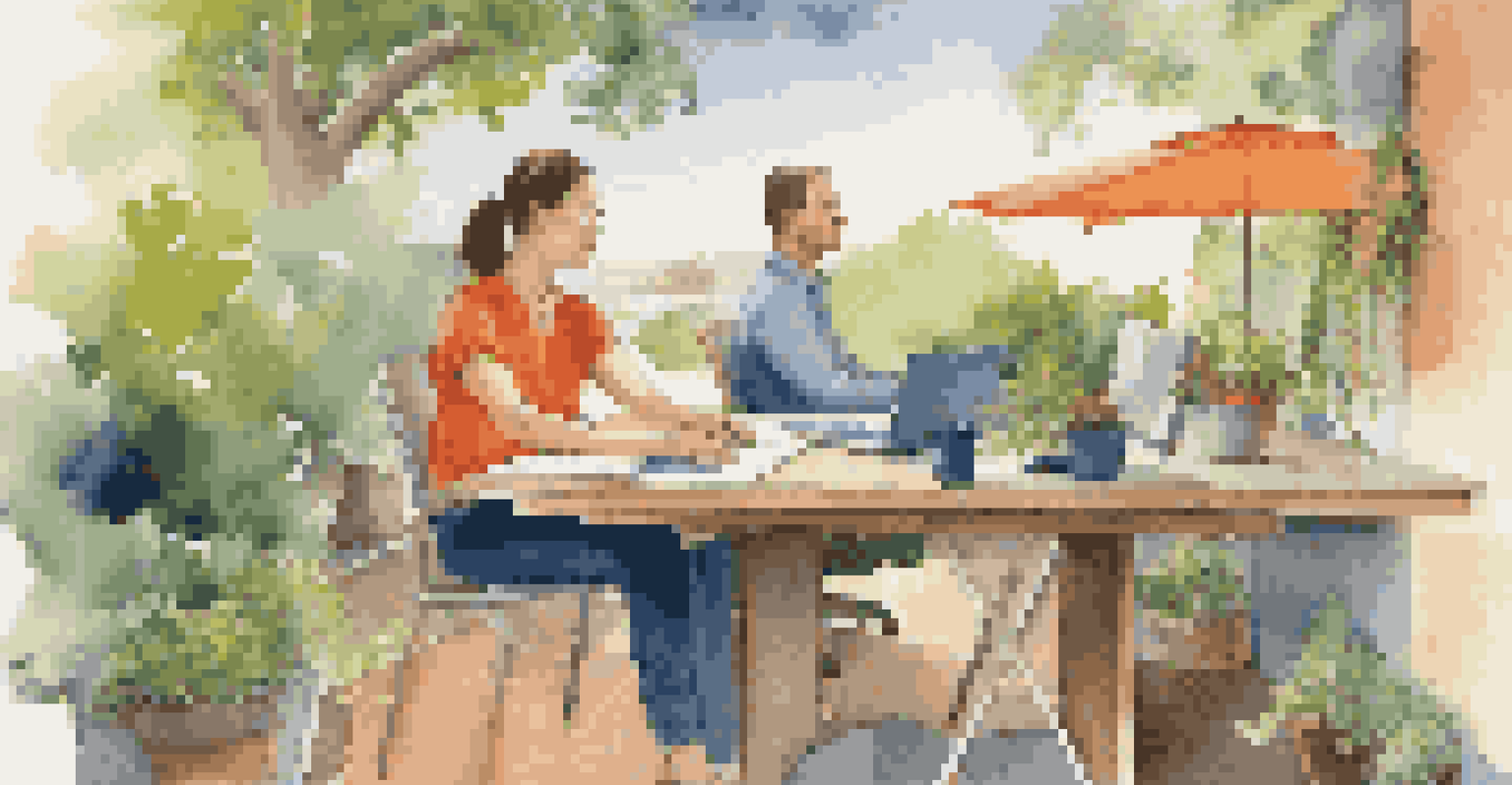 A split image showing a person working at a desk and enjoying leisure time outdoors with family, representing work-life balance.