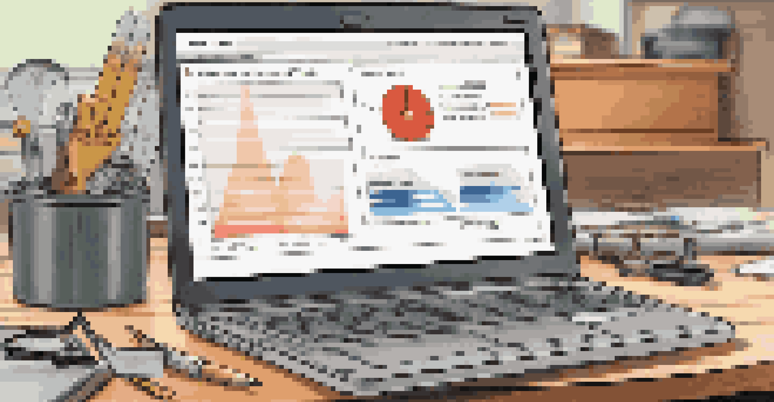 A modern laptop displaying a digital safety reporting tool on a wooden desk surrounded by safety equipment.