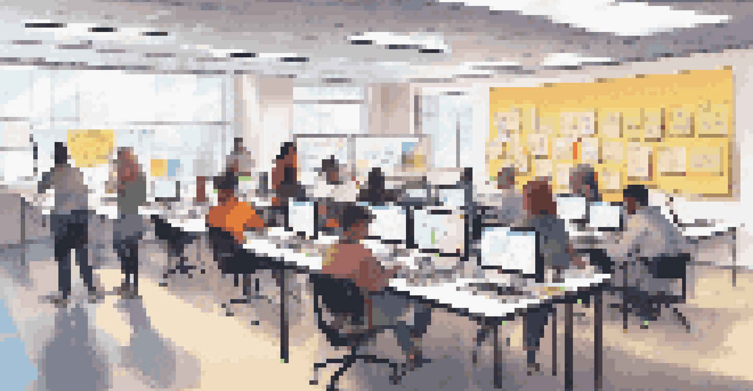 Students participating in a hands-on AI programming workshop in an educational setting.
